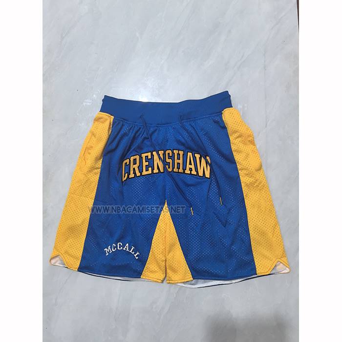 Pantalone Crenshaw Quincy Mccall Azul Amarillo